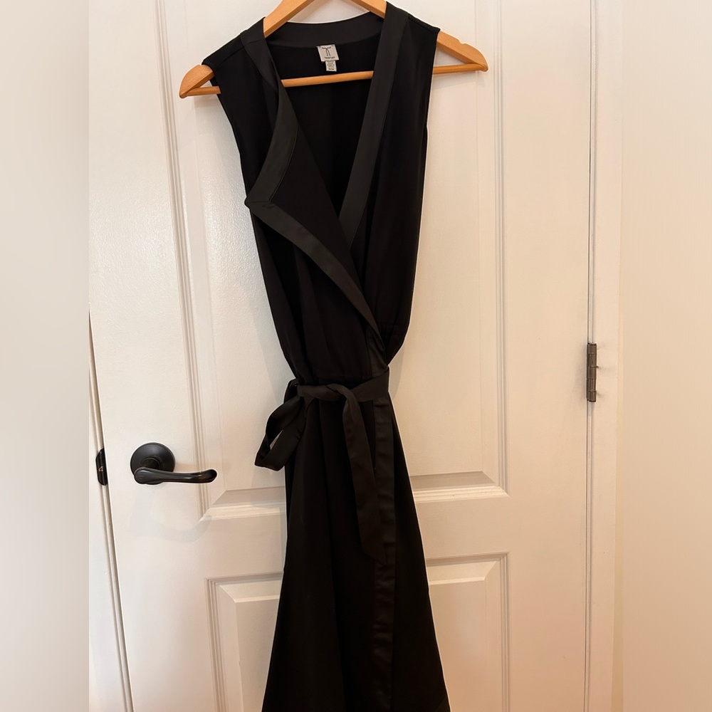 Tristan black wrap dress, size M